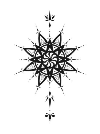 Tattoo-Forest: Tatouage Temporaire Mandala Ethnique Tribal