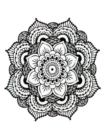Tattoo-Forest: Tatouage Temporaire Mandala Fleur Spirituel