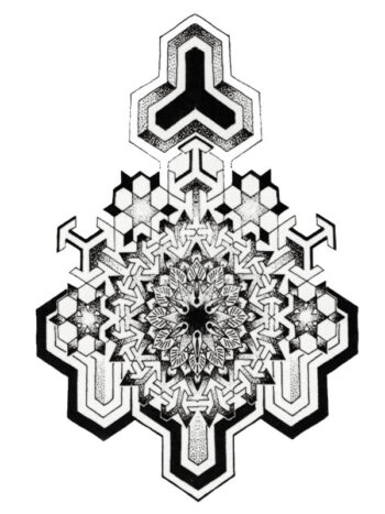 Tattoo-Forest: Tatouage Temporaire Mandala Geometrique Tribal
