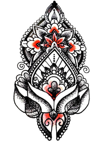 Tattoo-Forest: Tatouage Temporaire Mandala Main Henné