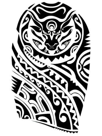 Tattoo-Forest: Tatouage Temporaire Maori Tigre Tribal