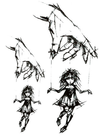 Tattoo-Forest: Tatouage Temporaire Marionnette Main Poupee