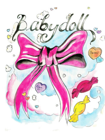 Tattoo-Forest: Tatouage Temporaire Noeud Babydoll Candy