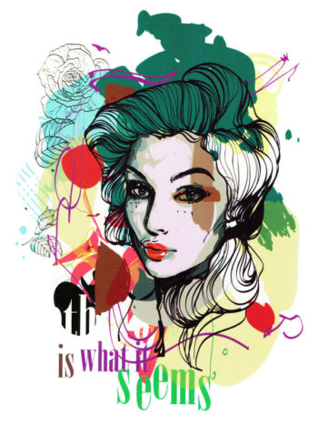 Tattoo-Forest: Tatouage Temporaire Portrait Artistique Femme