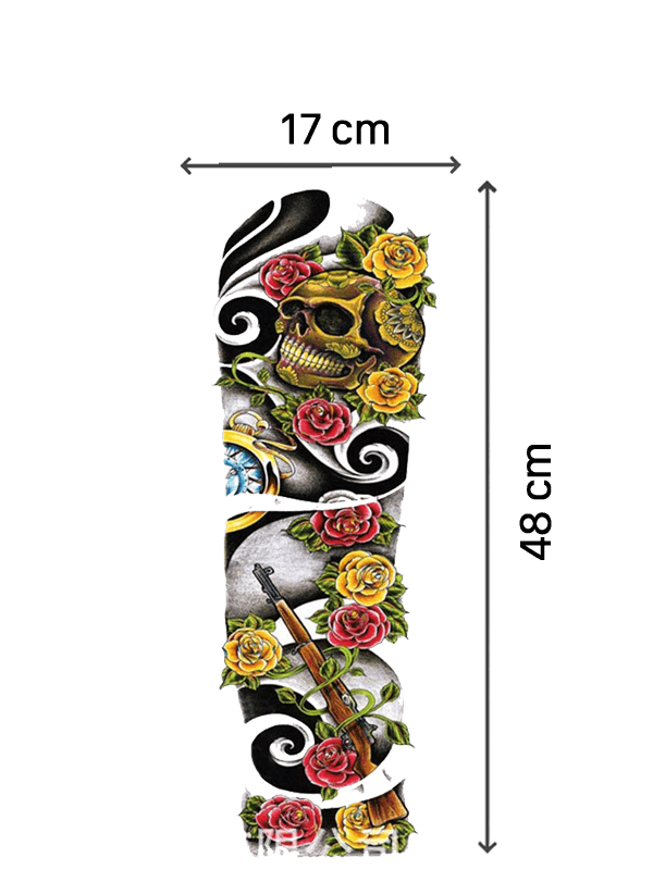 Tatouage Temporaire 17x48cm
