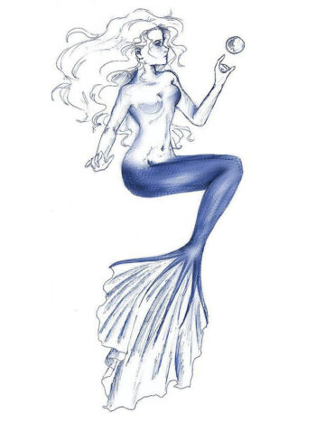 Tattoo-Forest: Tatouage Temporaire Sirene Fantastique Ocean