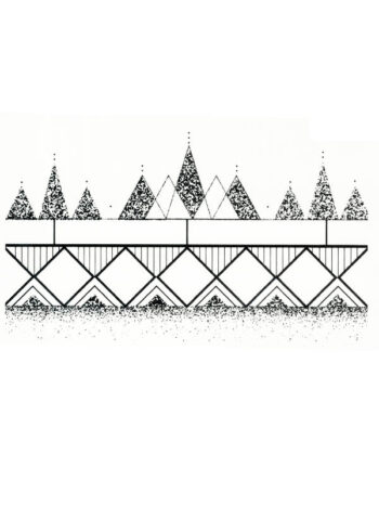 Tattoo-Forest: Tatouage Temporaire Tribal Montagne Geometrique