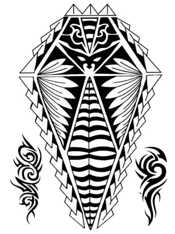 Tattoo-Forest: Tatouage Temporaire Tribal Serpent Maori