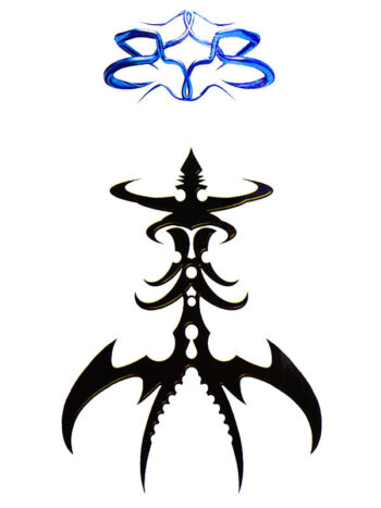 Tattoo-Forest: Tatouage Temporaire Tribal Symbole Geometrique