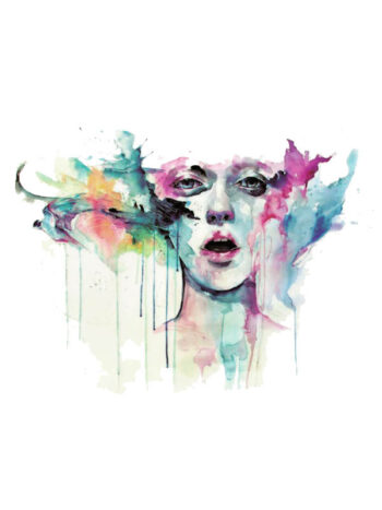 Tattoo-Forest: Tatouage Temporaire Visage Aquarelle Artistique