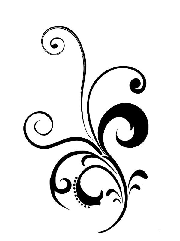 Tatouage Temporaire Arabesque Florale
