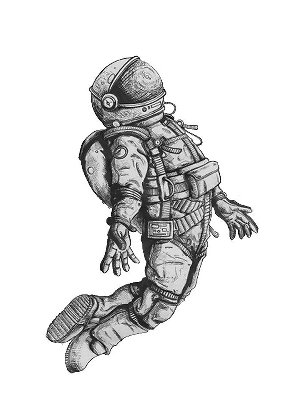 Tatouage Temporaire Astronaute