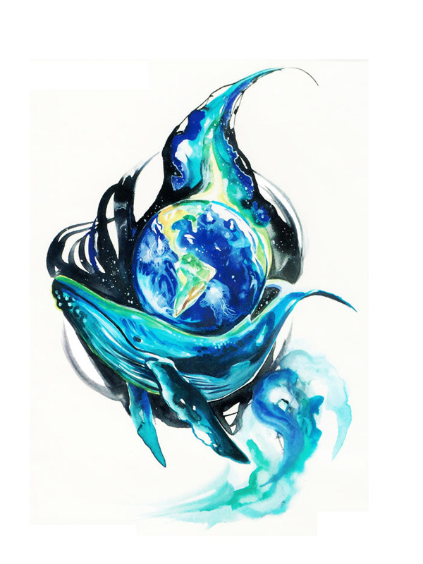 Tatouage Temporaire Baleine
